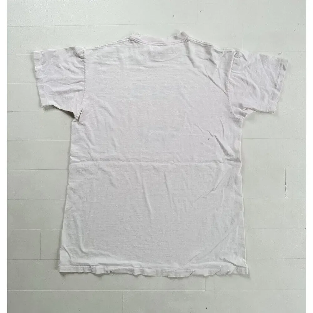 Vintage 90s Guess U Single Stitch Pink T-Shirt XL 24 x 31 - Picture 6 of 6